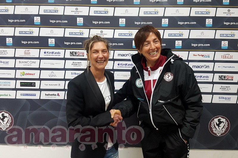 la presidente Chiara Tavanti con Nazzarena Grilli